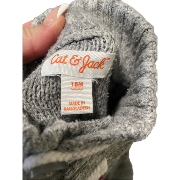Cat & Jack Mock Neck Knit Sweater I Size: 18M - Picture 8 of 8